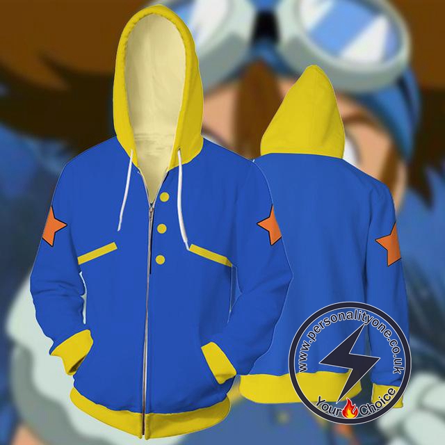 Digital Monsters Tai Kamiya Hoodie Jacket